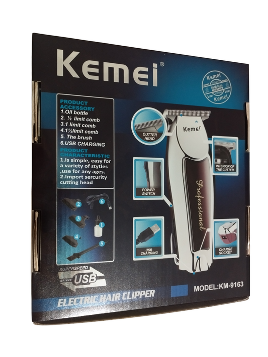 Maquina de Barbearia  Kemei KM-9163