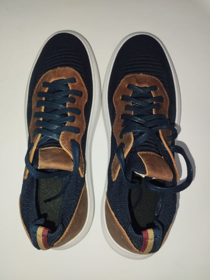 Sapatênis Casual de Couro Macio – Leve e Resistente