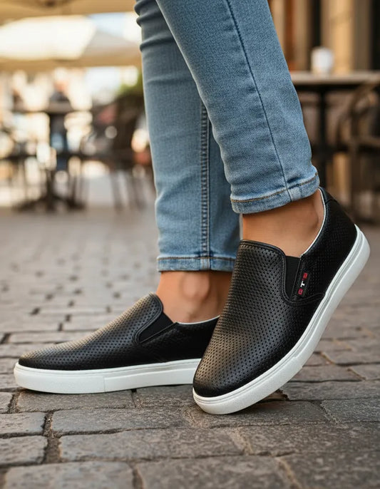 Sapatenis masculino de couro