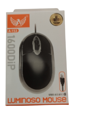 Mouse com fio USB LED EXBOM MS 9